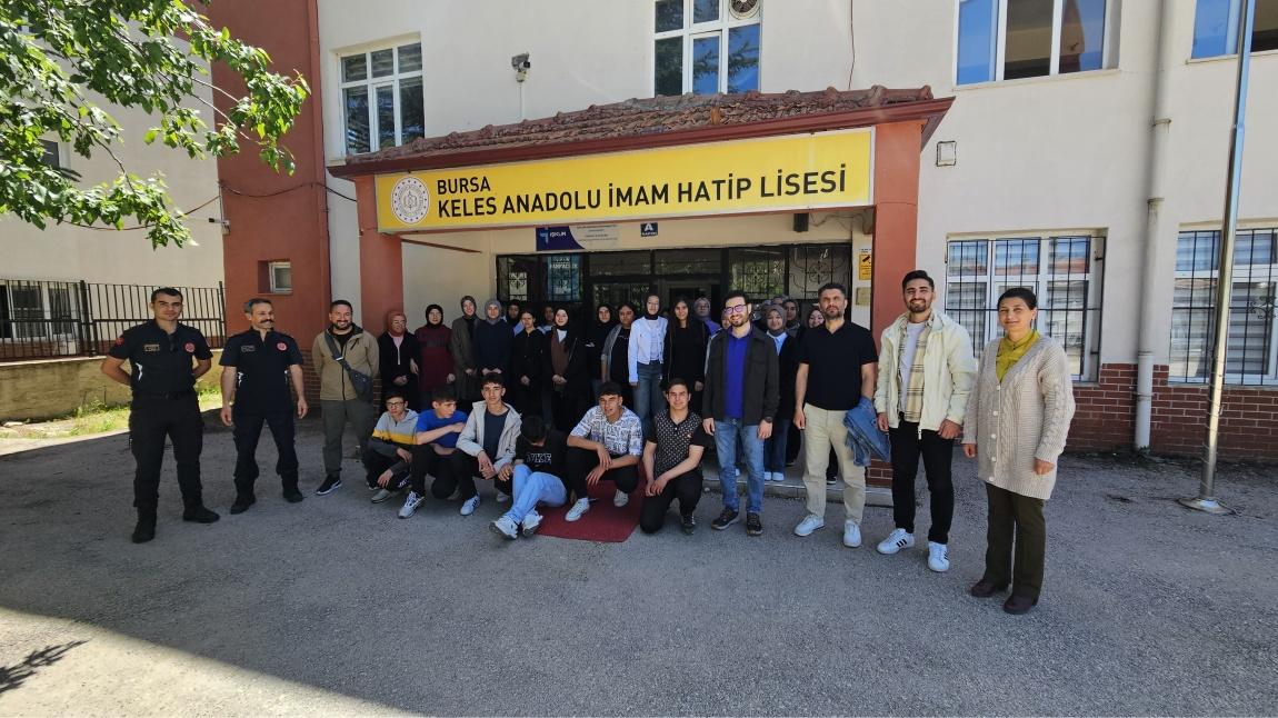 BURSA BÜYÜKŞEHİR BELEDİYESİ İTFAİYE DAİRE BAŞKANLIĞI EKİPLERİ OKULUMUZDA YANGIN EĞİTİMİ VERDİ 